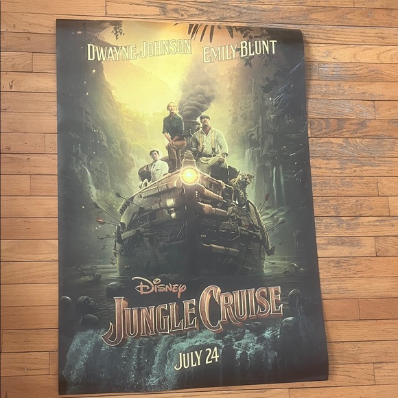 Jungle Cruise 27x40 Movie Poster Original Disney Double Sided - Picture 2 of 11